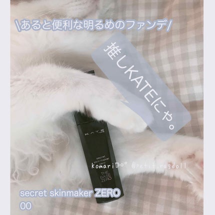 シークレットスキンメイカーゼロ(リキッド)/KATE/リキッドファンデーションを使ったクチコミ(1枚目)