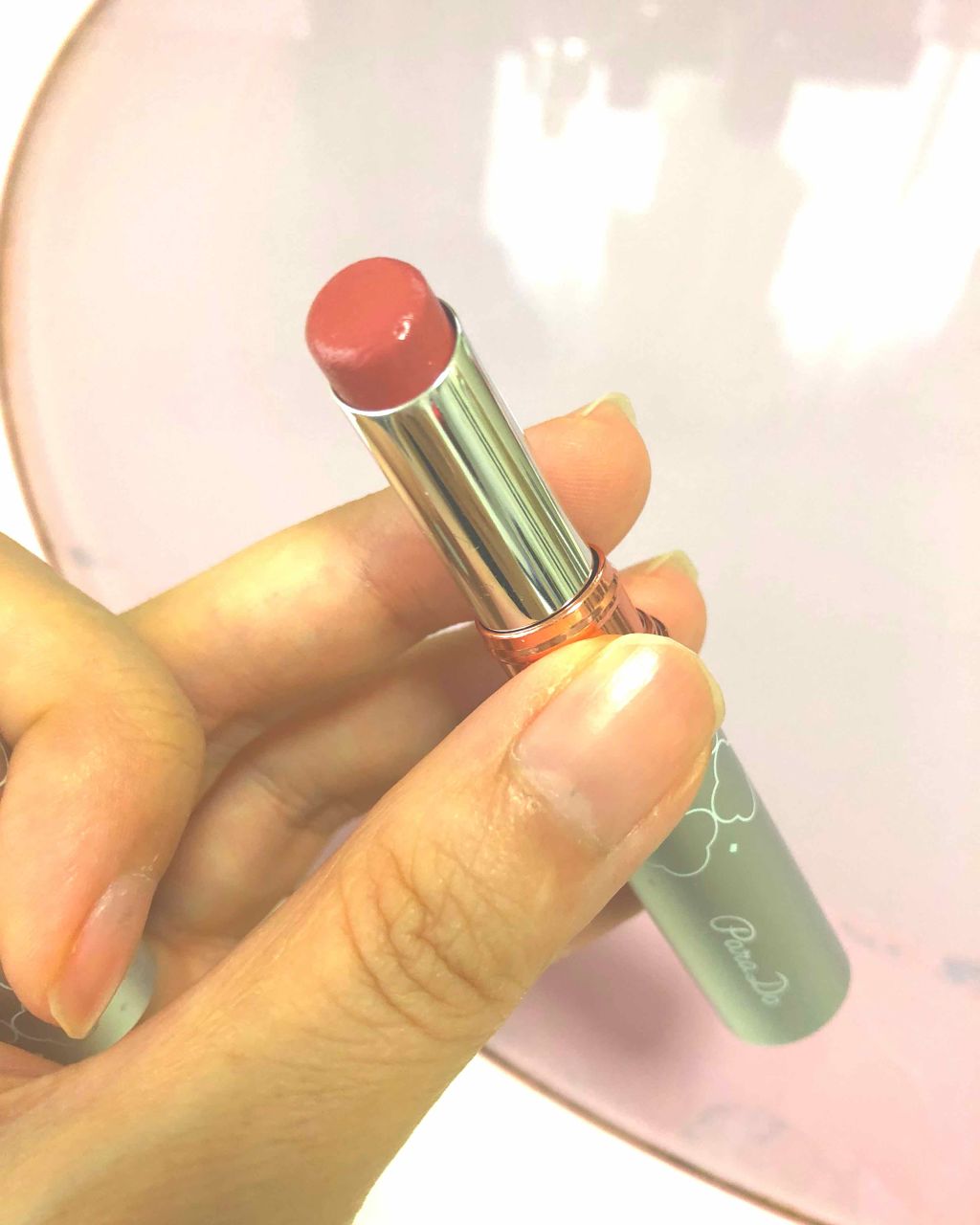 スキンケアルージュ/パラドゥ/口紅を使ったクチコミ（2枚目）