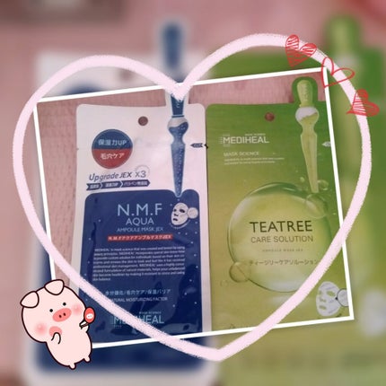 N.M.FアクアアンプルマスクJEX/MEDIHEAL/シートマスク・パックを使ったクチコミ(1枚目)