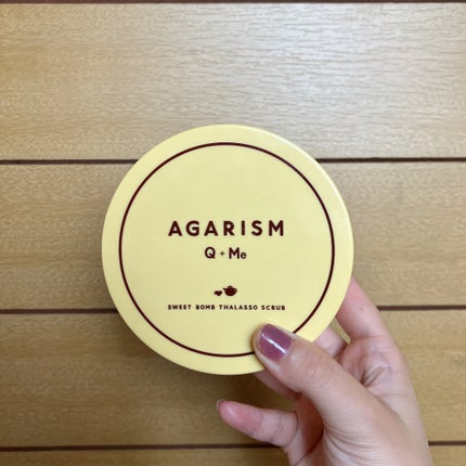 Q+Me スウィートボムタラソスクラブレモンティーの香り/AGARISM/バスト・ヒップケアを使ったクチコミ(1枚目)