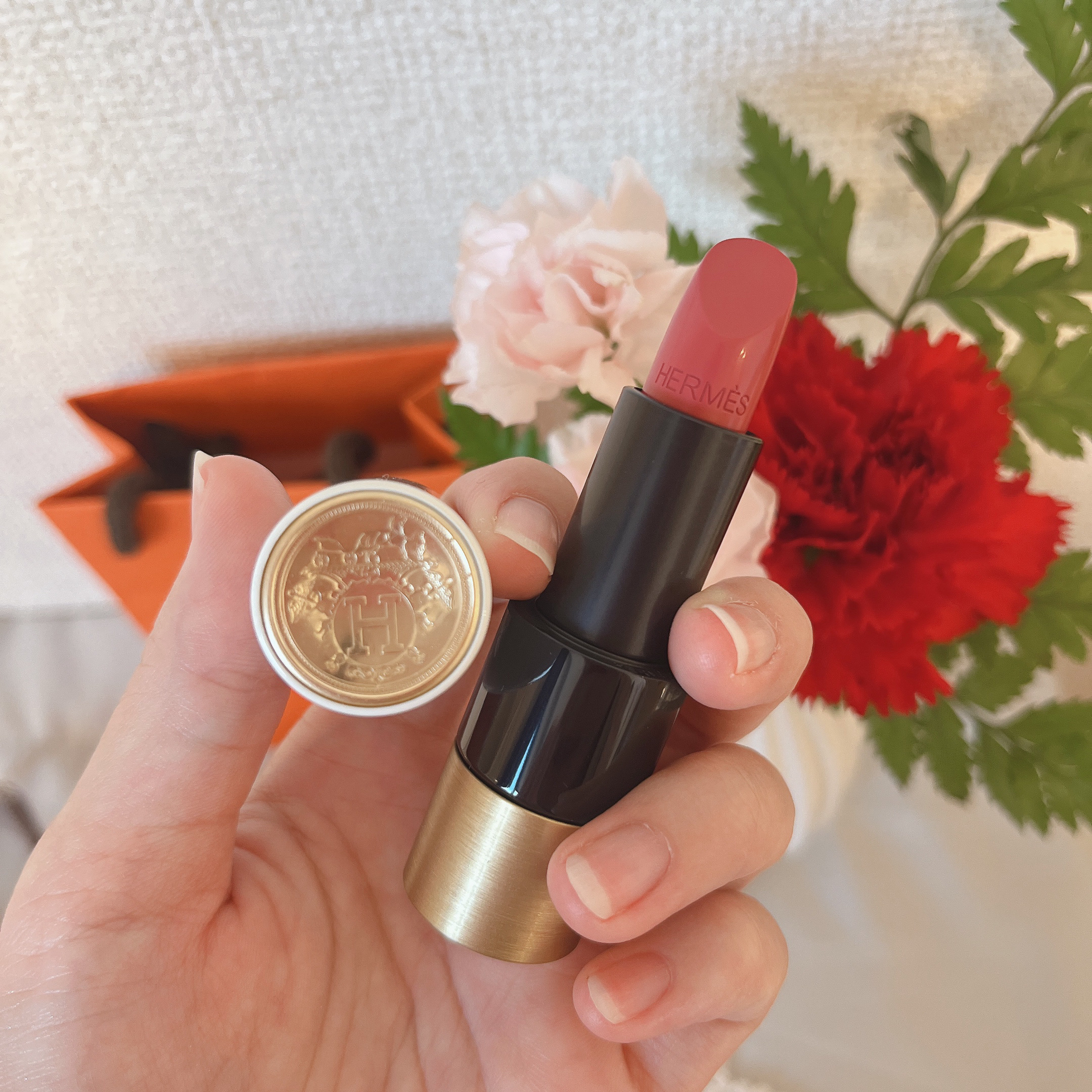〈ルージュ・エルメス〉 ルージュ ア レーヴル サティネ/エルメス/口紅を使ったクチコミ（1枚目）