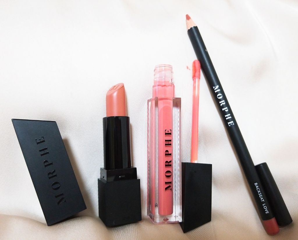 OUT & A POUT BLUSHING NUDE LIP TRIO/Morphe/メイクアップキットを使ったクチコミ(3枚目)