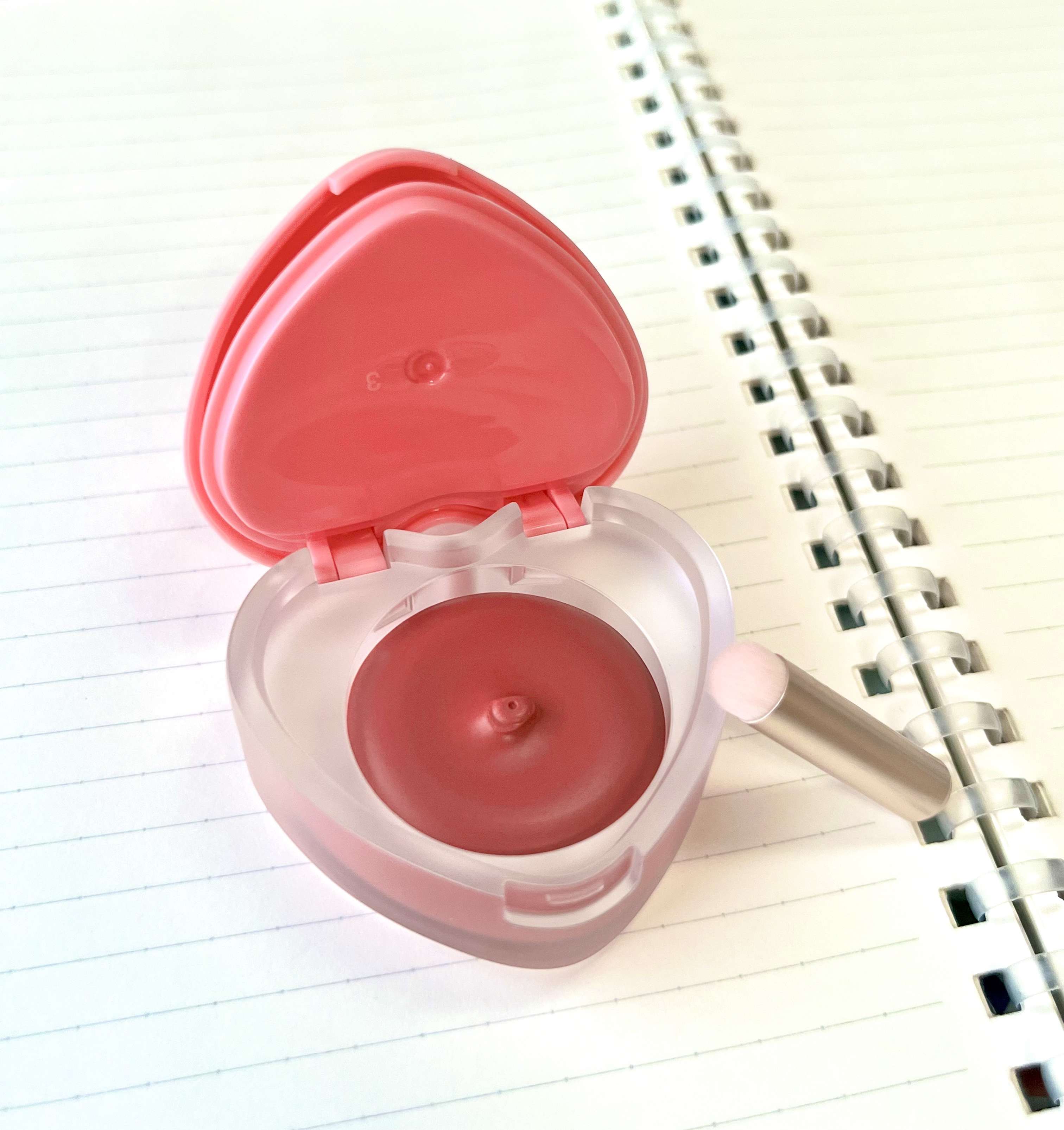 スフレカラーポット/dasique/口紅を使ったクチコミ（3枚目）