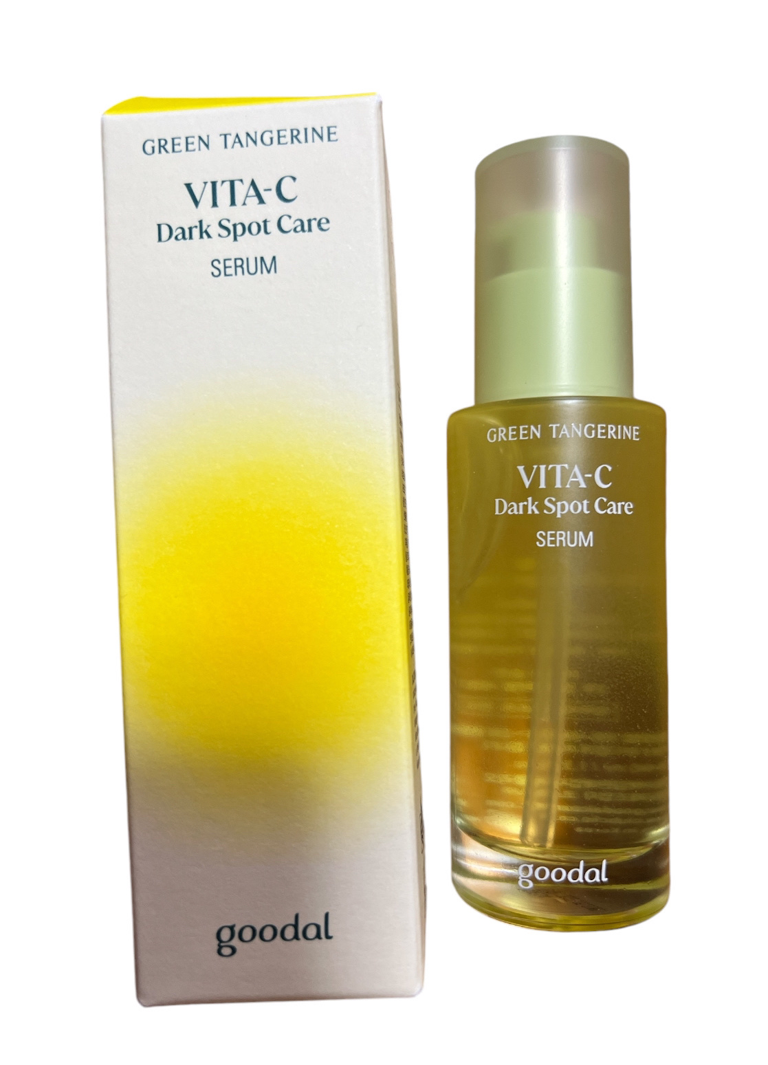 グリーンタンジェリン ビタC ダークスポットケアセラム/goodal/美容液を使ったクチコミ（1枚目）