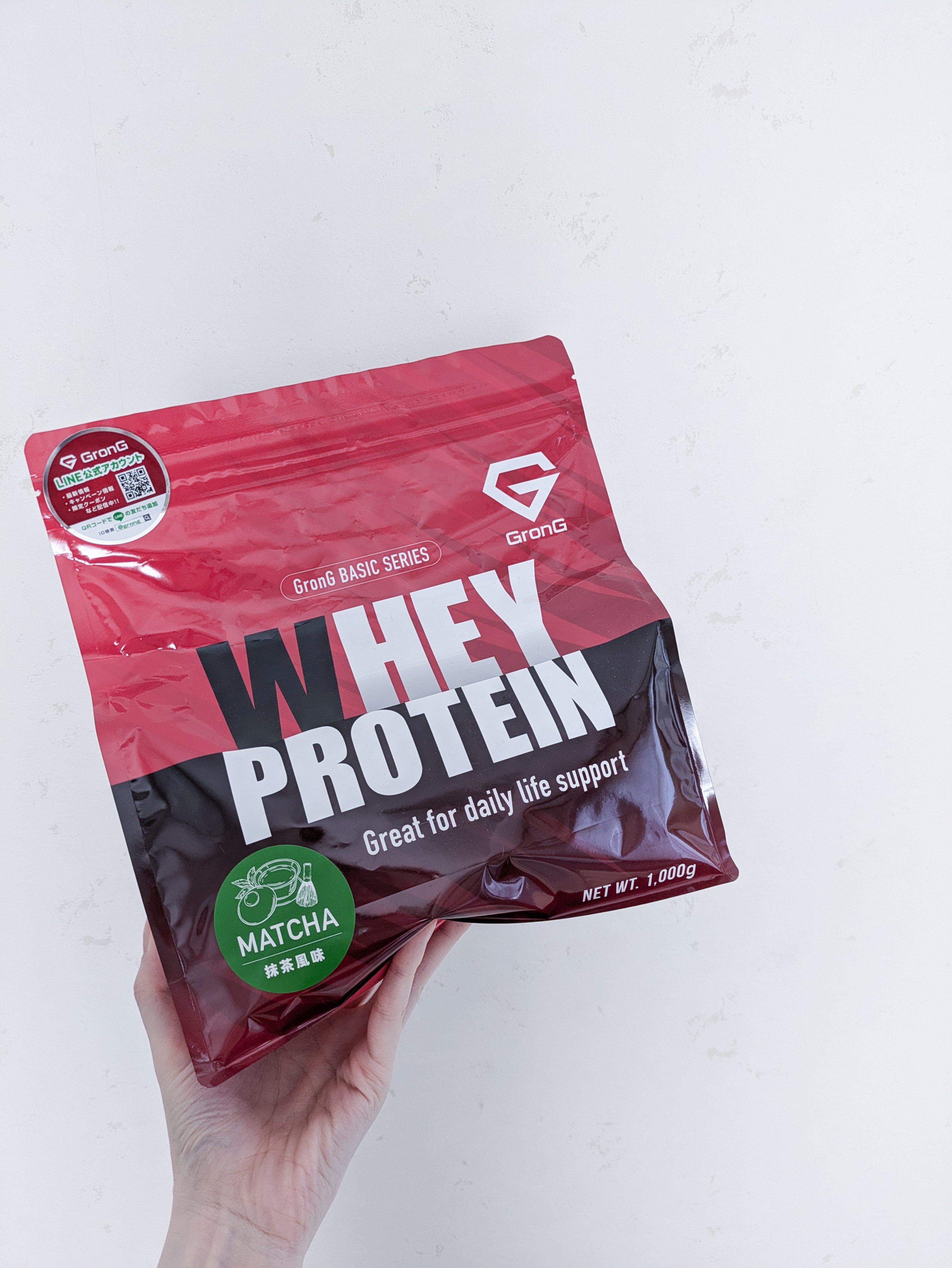 ホエイプロテイン100/GronG/ホエイプロテインを使ったクチコミ（1枚目）