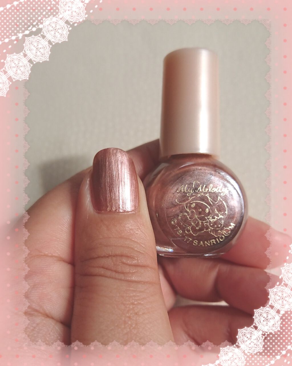 サンリオネイル/DAISO/マニキュアを使ったクチコミ(1枚目)