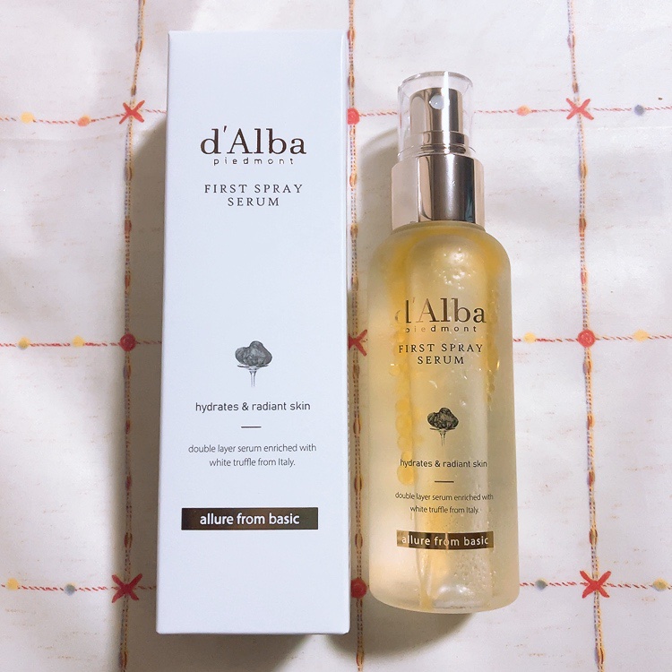 ダルバ ホワイトトリュフファーストスプレーセラム/ダルバ/ミスト状化粧水を使ったクチコミ（1枚目）