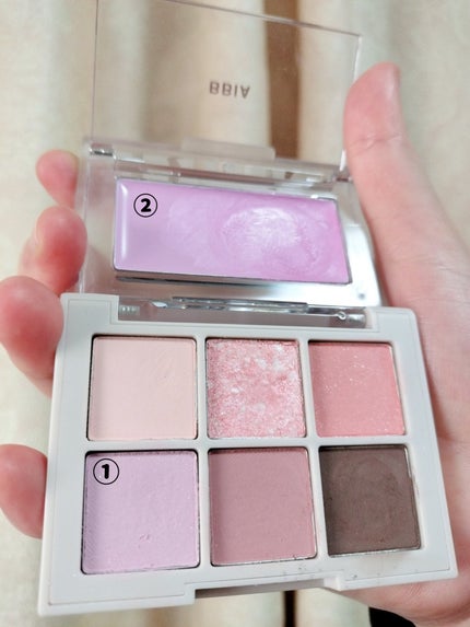 ピンククリスマスキャロルエディション/シャドウパレット+チークセット/Dinto/メイクアップキットを使ったクチコミ(3枚目)