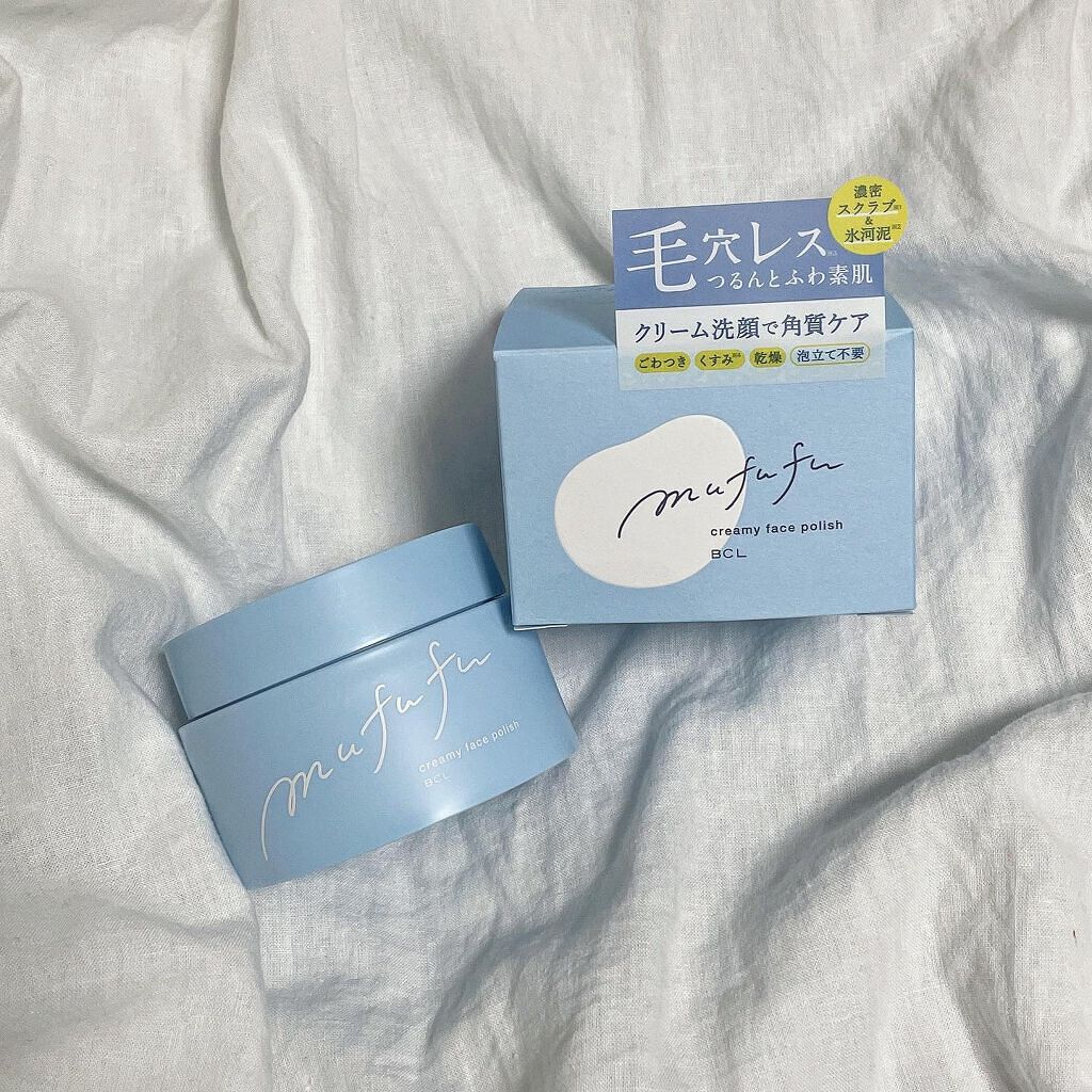 クリーミーフェイスポリッシュ/ムフフ/洗顔フォームを使ったクチコミ(1枚目)