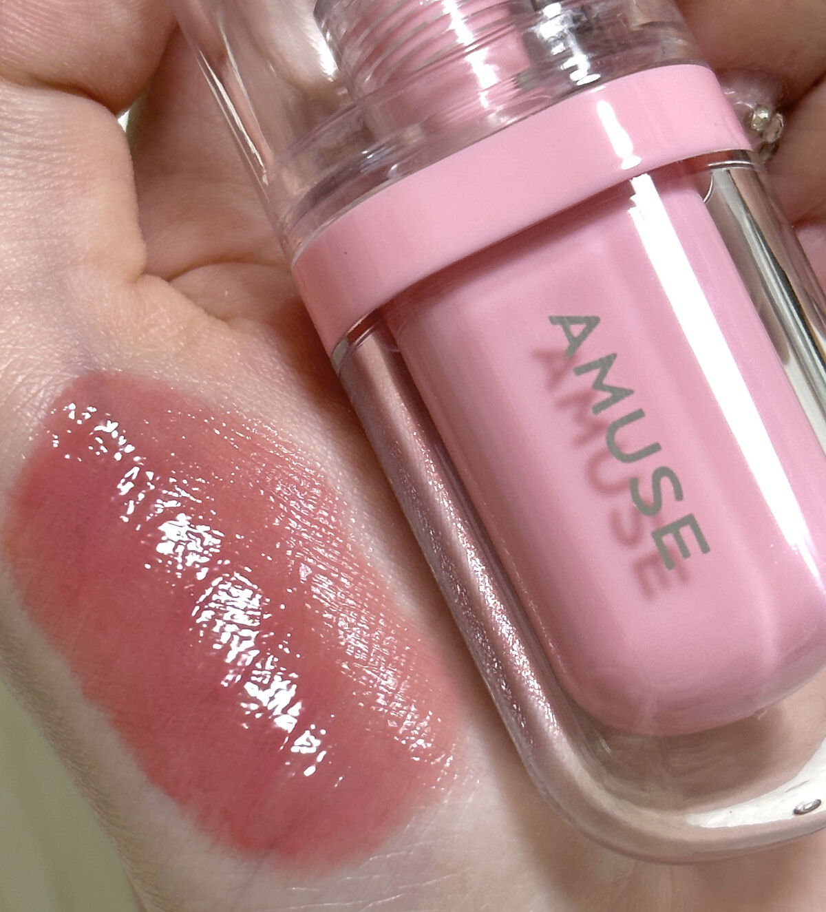 ジェルフィットティント/AMUSE/リップティントを使ったクチコミ（1枚目）