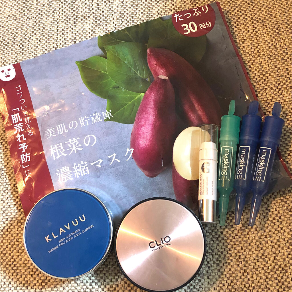 美肌の貯蔵庫 根菜の濃縮マスク 安納いも/＠cosme nippon/シートマスク・パックを使ったクチコミ（2枚目）