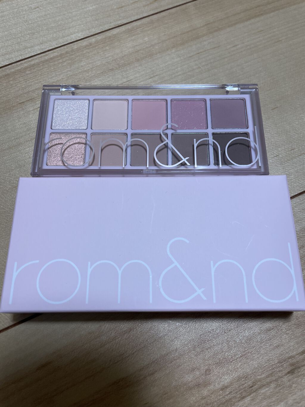 ベターザンパレット/rom&nd/アイシャドウパレットを使ったクチコミ（1枚目）