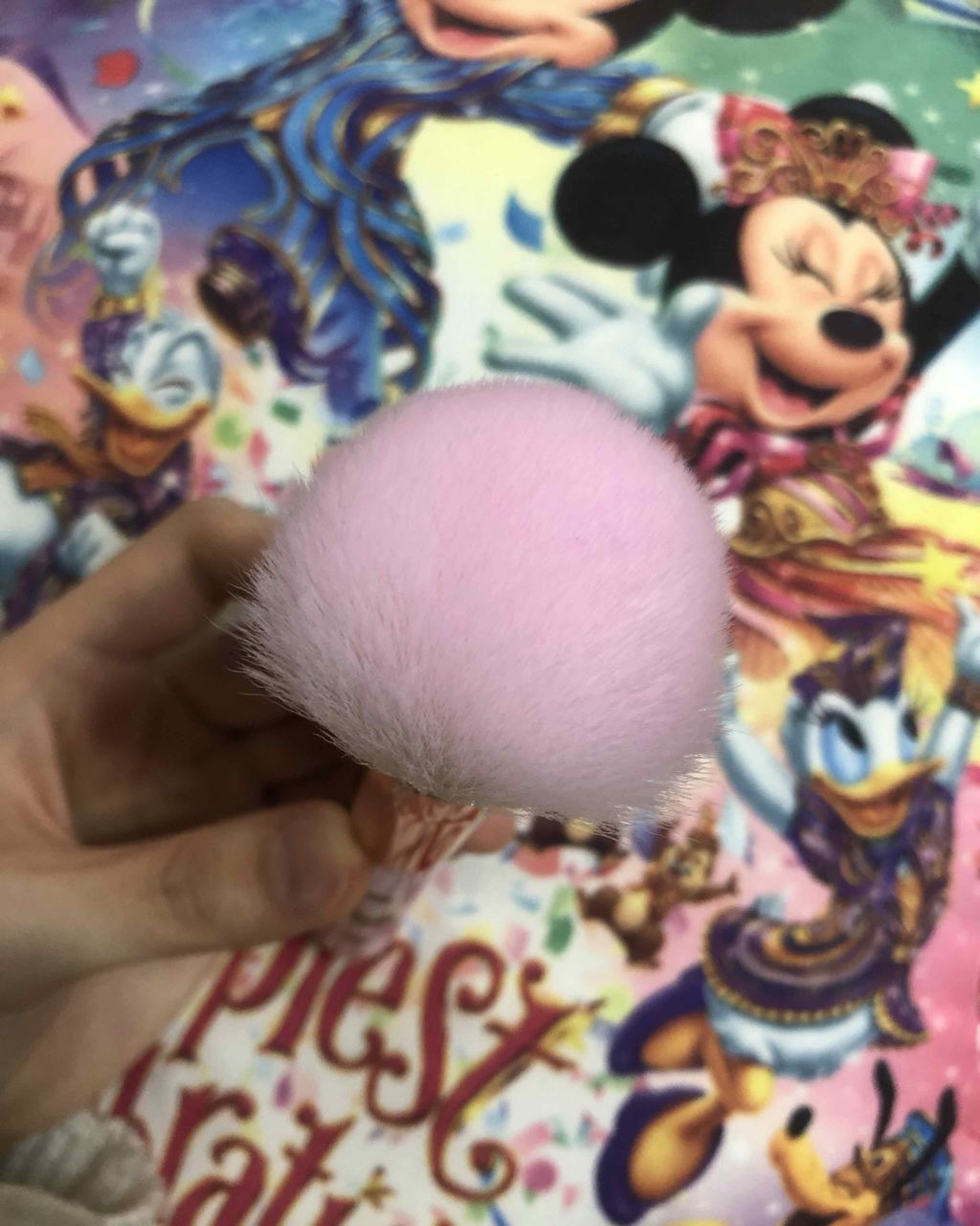ごくふわっ ミッキーブラシ/DAISO/メイクブラシを使ったクチコミ（3枚目）