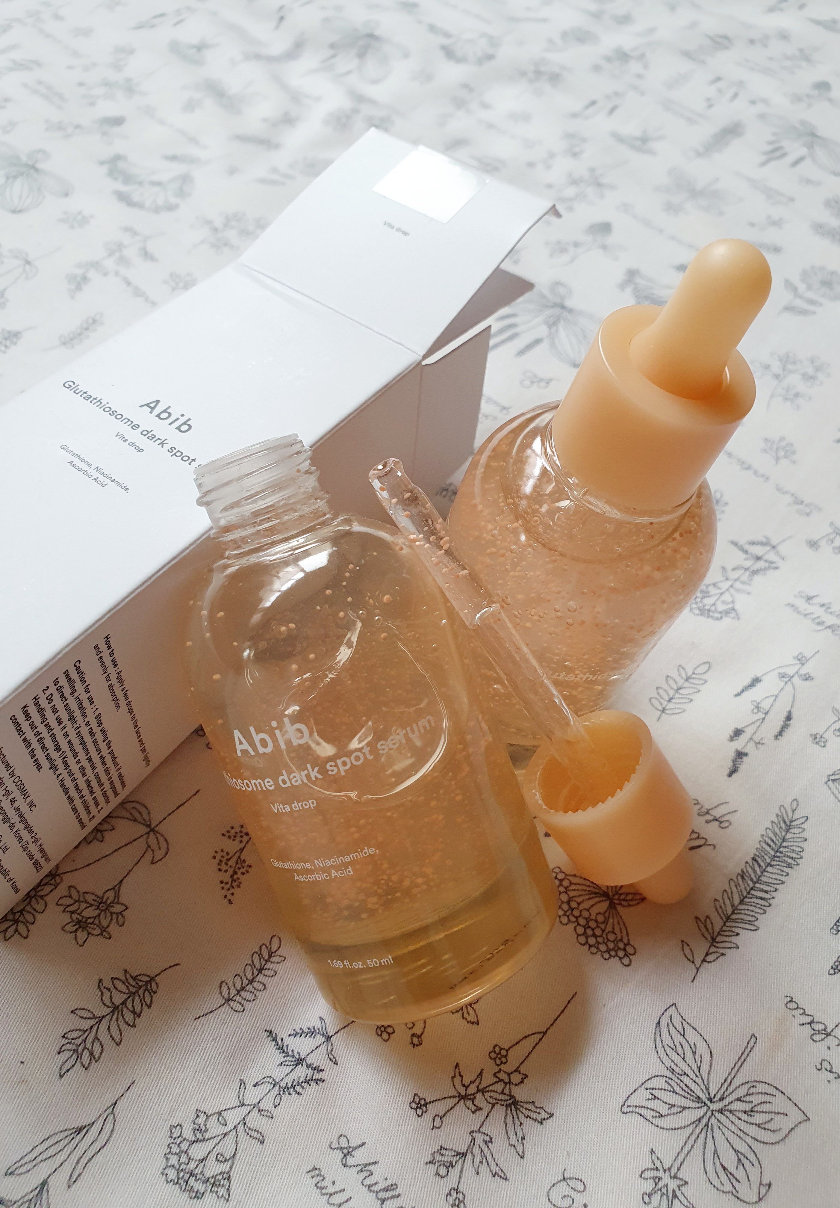 グルタチオンソームダークスポットセラムビタドロップ/Abib /美容液を使ったクチコミ（3枚目）