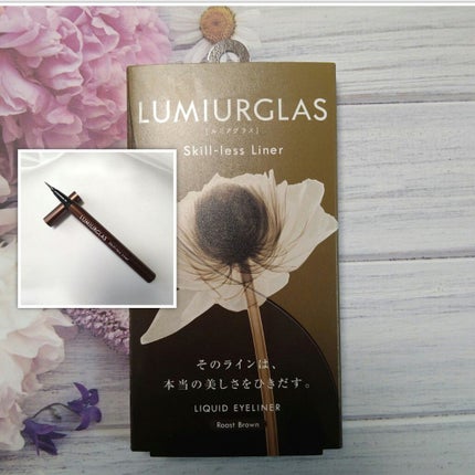 スキルレスライナー/LUMIURGLAS/リキッドアイライナーを使ったクチコミ(1枚目)