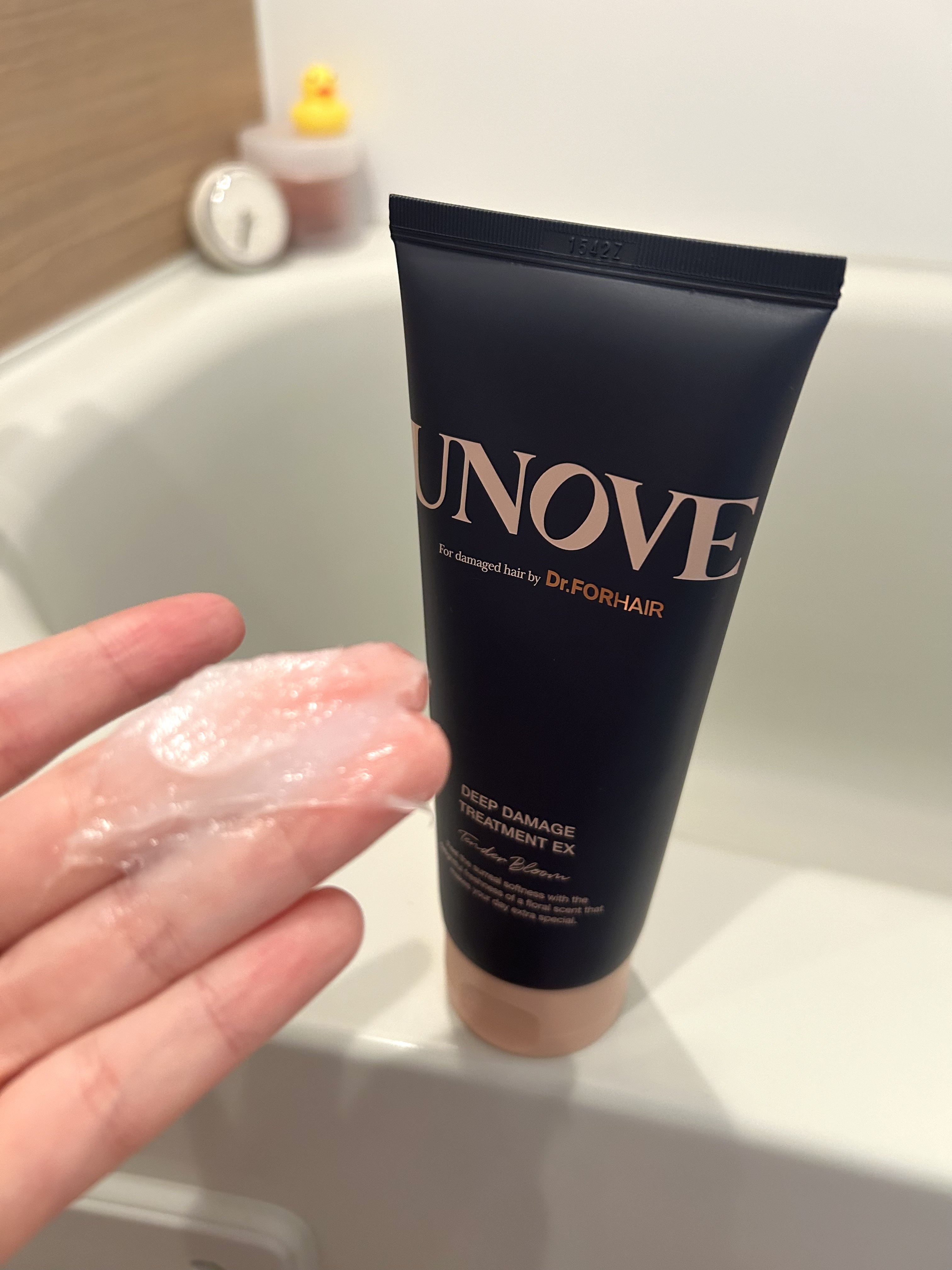 ディープダメージトリートメントEX/UNOVE/洗い流すヘアトリートメントを使ったクチコミ（3枚目）