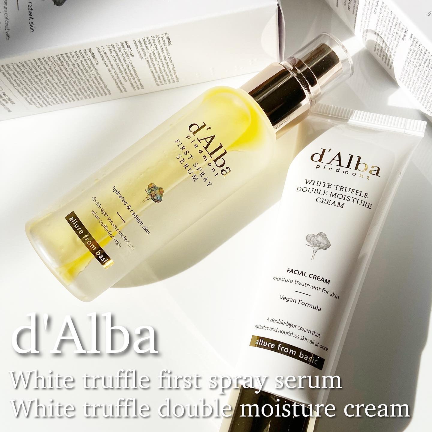 ホワイトトリュフダブルモイスチャークリーム/ダルバ/フェイスクリームを使ったクチコミ（1枚目）