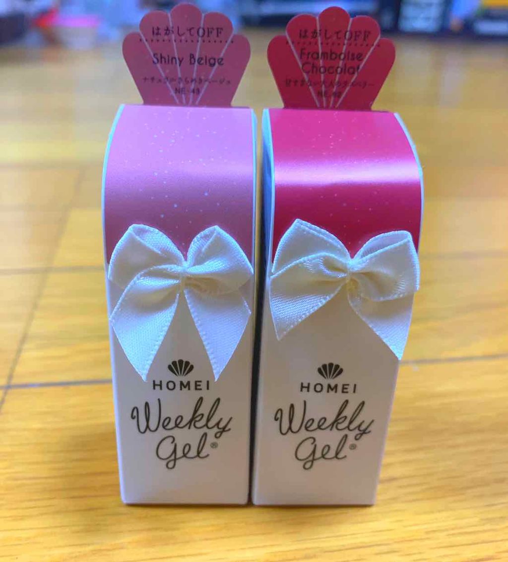 ウィークリージェル/HOMEI/ジェルネイルを使ったクチコミ（1枚目）