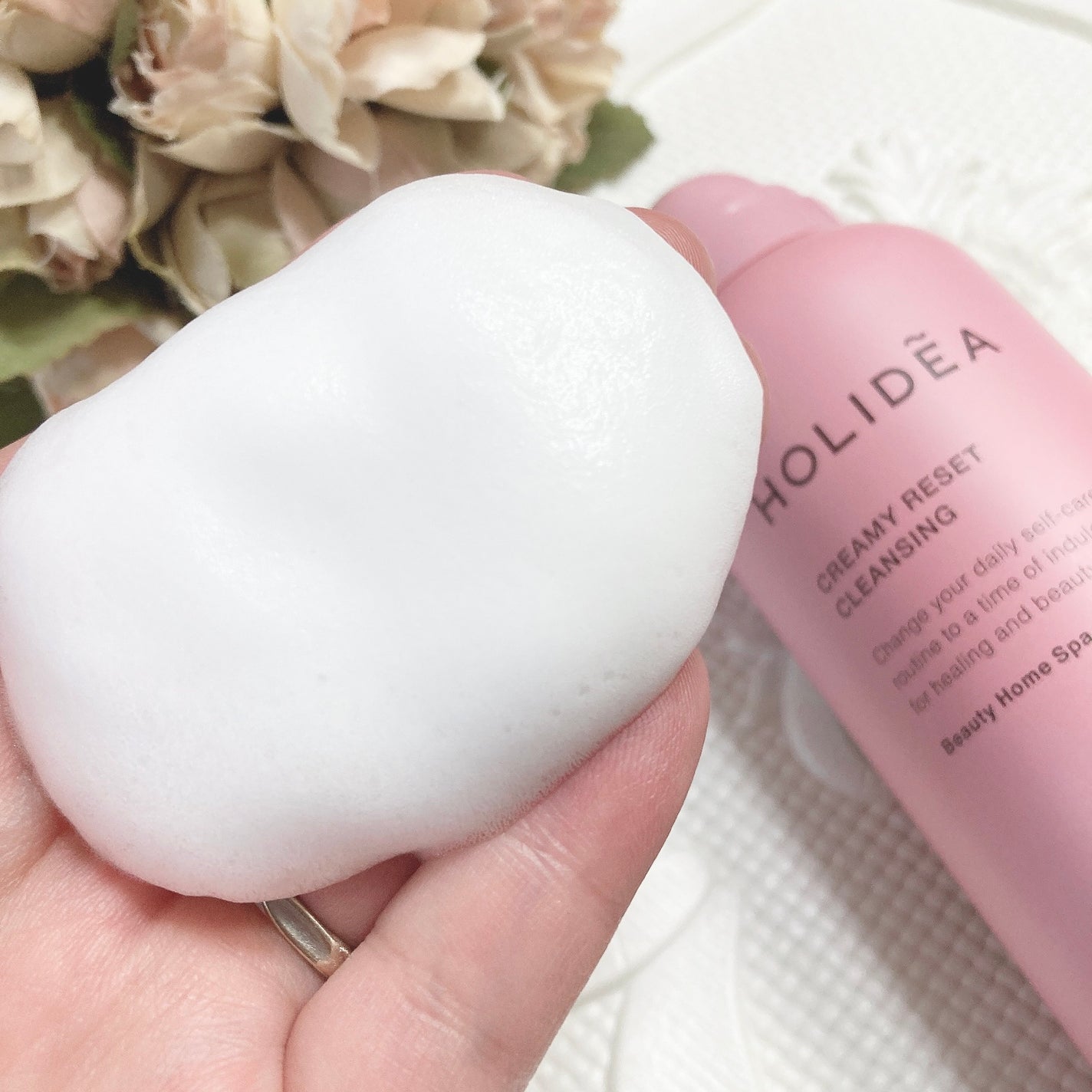 ホリーディア クリーミーリセットクレンジング/HOLIDEA/泡洗顔を使ったクチコミ(3枚目)