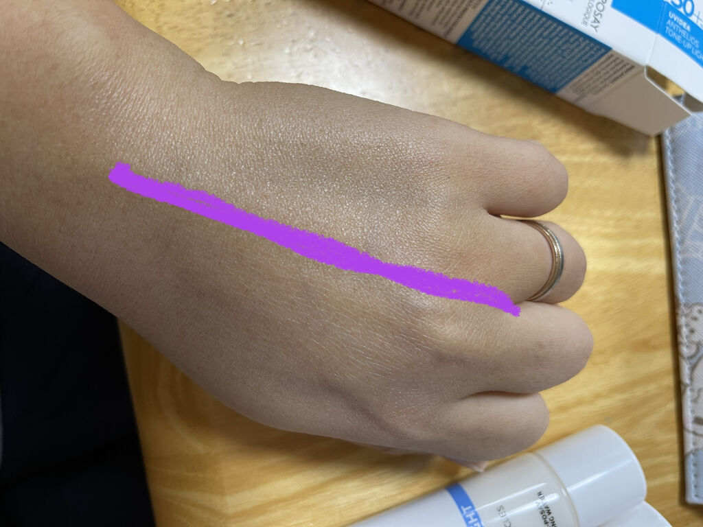 UVイデア XL プロテクショントーンアップ/ラ ロッシュ ポゼ/日焼け止めクリームを使ったクチコミ（3枚目）