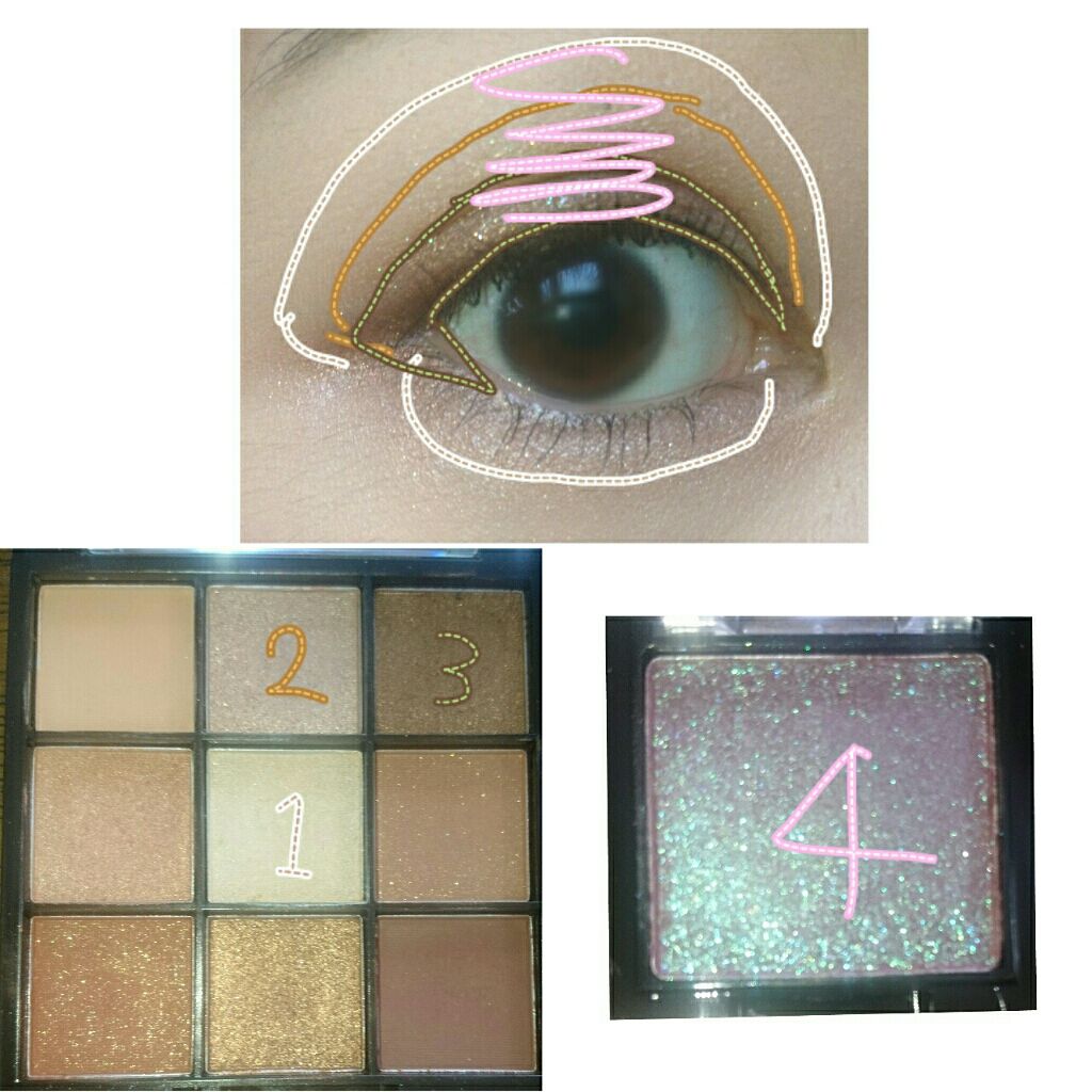 UR GLAM POWDER EYESHADOW/U R GLAM/単色アイシャドウを使ったクチコミ(4枚目)