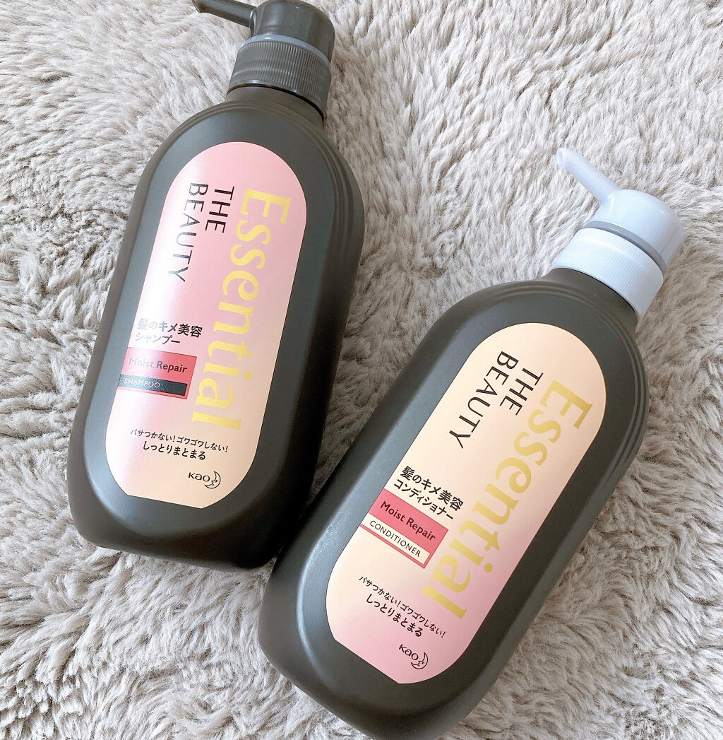 THE BEAUTY 髪のキメ美容シャンプー／コンディショナー＜モイストリペア＞	 コンディショナー/エッセンシャル/市販シャンプーを使ったクチコミ（2枚目）