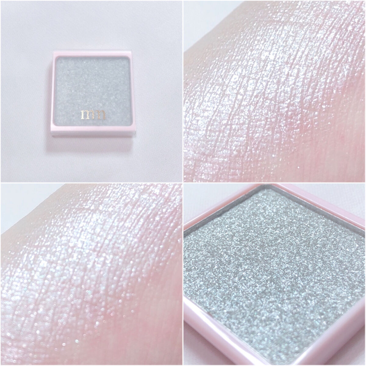 ミリコアイシャドウ 420 シャンパンシルバー/ビューティーワールド/単色アイシャドウを使ったクチコミ（2枚目）