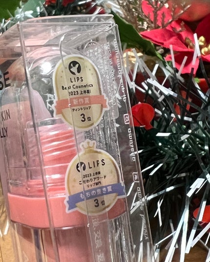 ジェルフィットティント/AMUSE/リップティントを使ったクチコミ(4枚目)