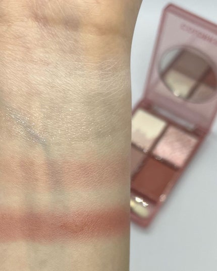 四色アイシャドウパレット/COLORKEY/アイシャドウパレットを使ったクチコミ(4枚目)