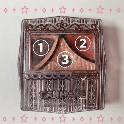 ジューシーピュアアイズ/キャンメイク/アイシャドウパレットを使ったクチコミ(2枚目)