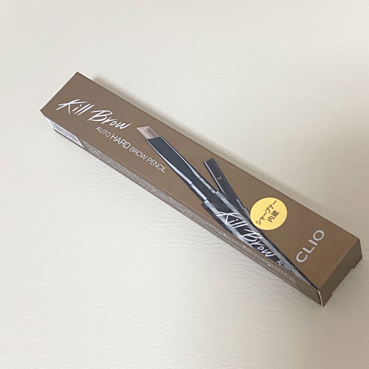 キル ブロウ オート ハード ブロウ ペンシル/CLIO/アイブロウペンシルを使ったクチコミ（1枚目）