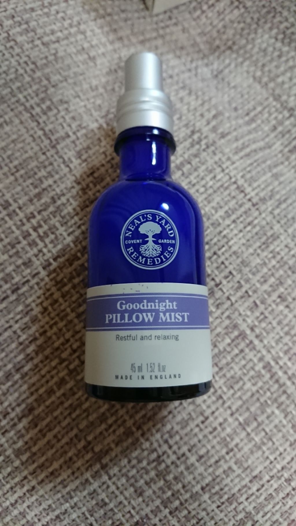 グッドナイトピローミスト/ニールズヤード レメディーズ/ファブリックミストを使ったクチコミ(1枚目)