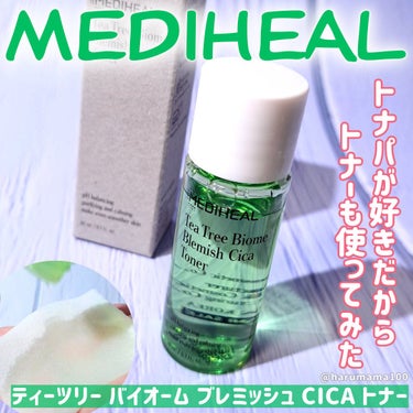 MEDIHEAL ティーツリーバイオームブレミッシュシカトナーのクチコミ「メディヒールのトナパが好きで何度もリピしてるんだけど、
トナーも見つけてしまった〜👀


✼•.....」（1枚目）