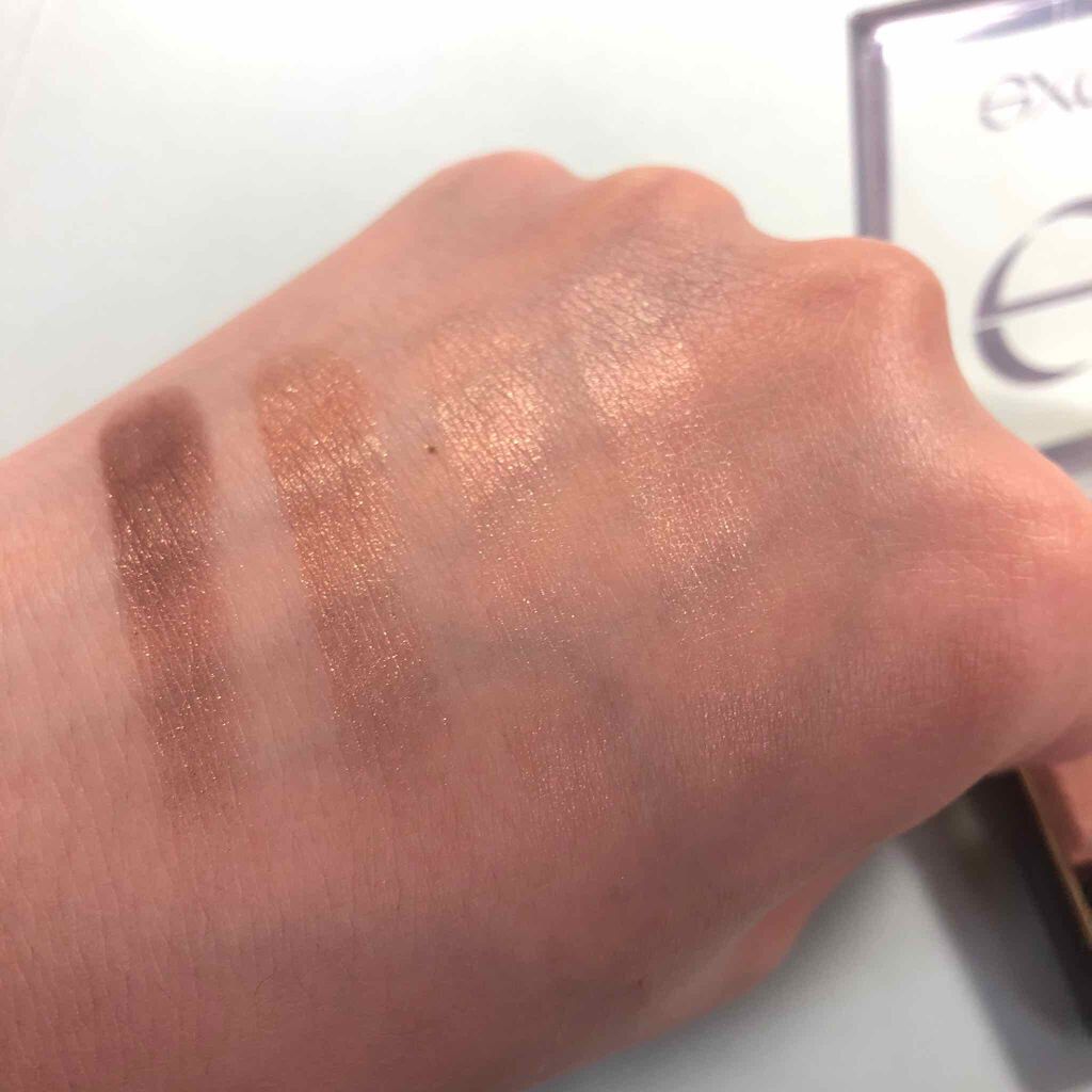 スキニーリッチシャドウ/excel/アイシャドウパレットを使ったクチコミ(4枚目)