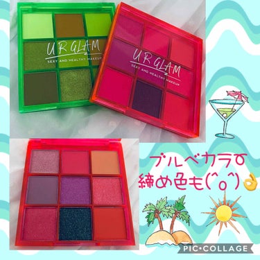 UR GLAM　BLOOMING EYE COLOR PALETTE/U R GLAM/アイシャドウパレットを使ったクチコミ（1枚目）