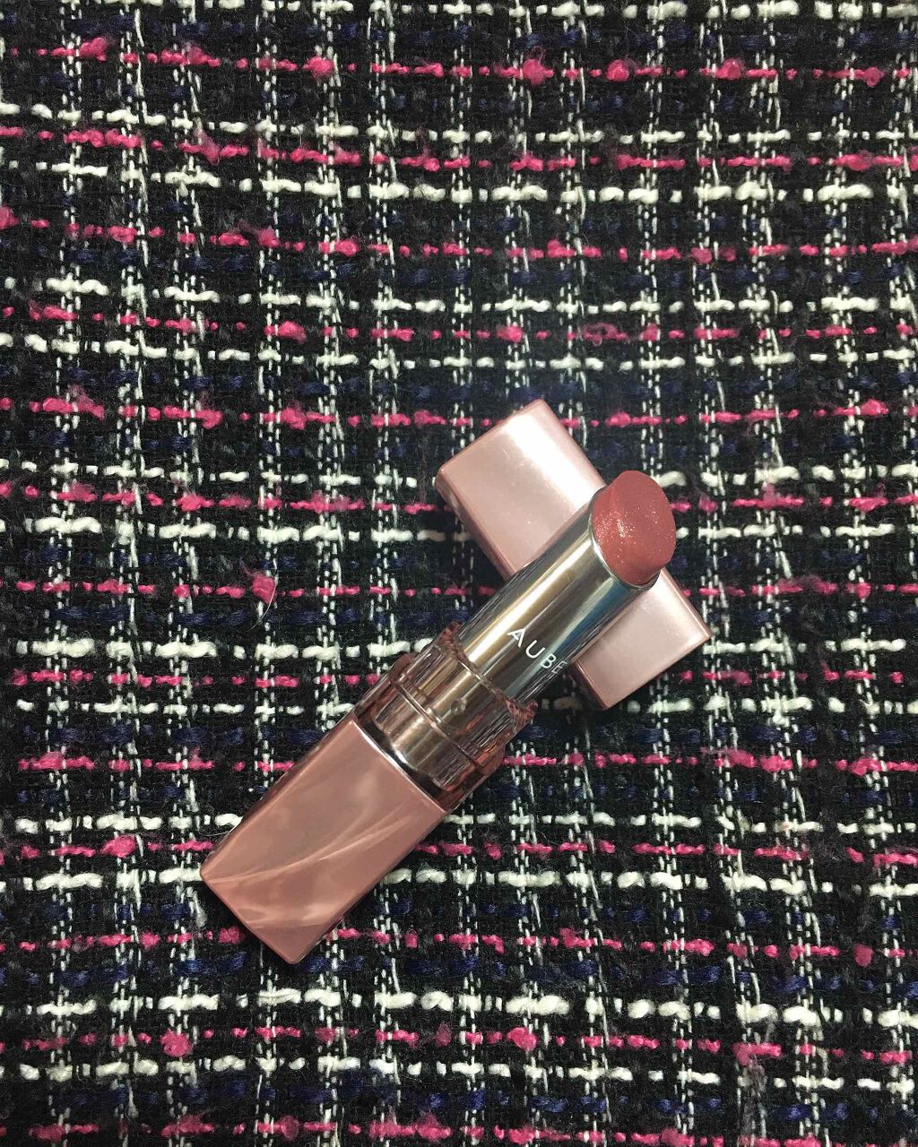 なめらか質感ひと塗りルージュ/AUBE/口紅を使ったクチコミ（2枚目）
