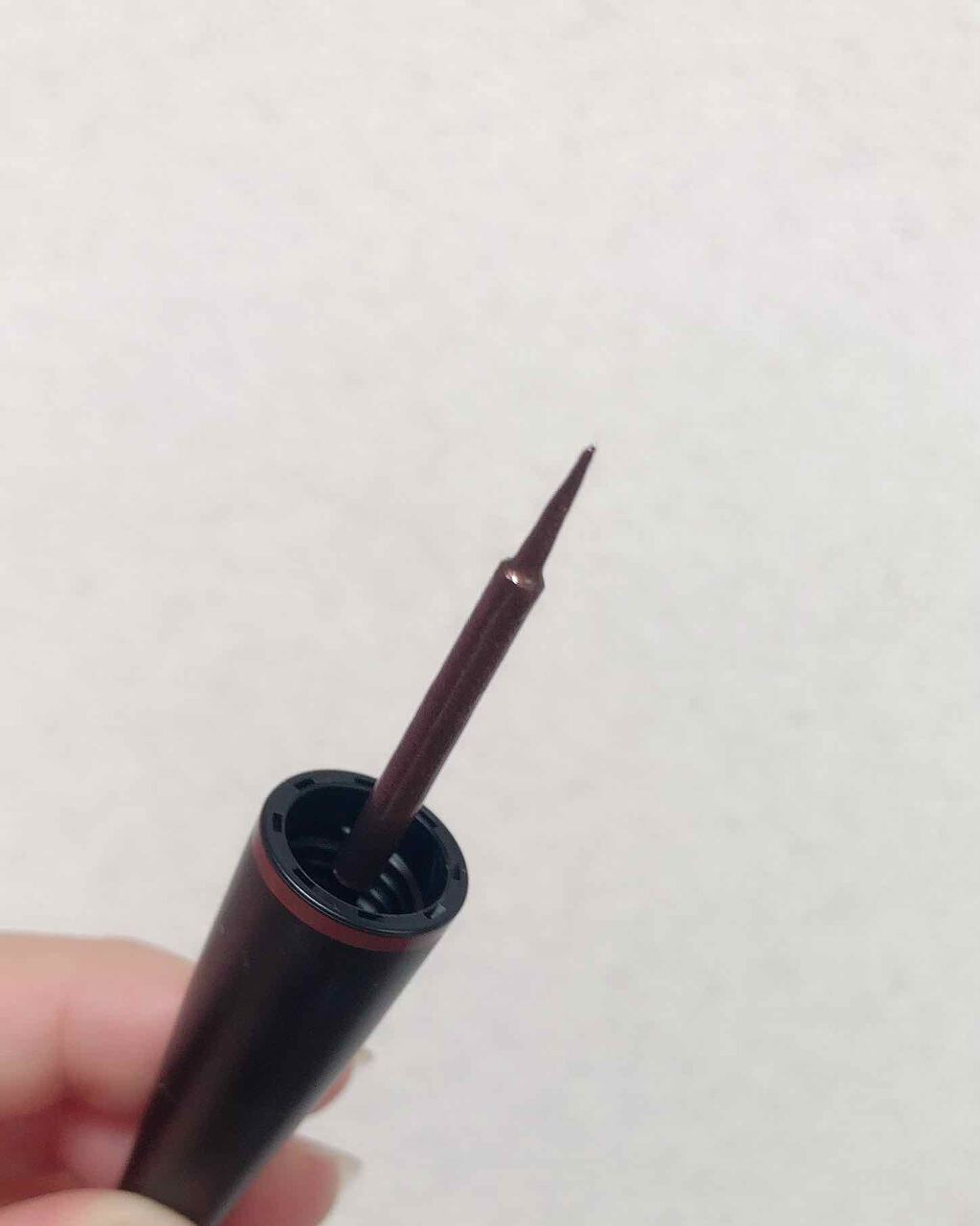 カラー インク リクイド アイライナー 03 レッド/SUQQU/リキッドアイライナーを使ったクチコミ（2枚目）