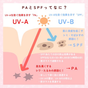 キャンメイク マーメイドスキンジェルUVのクチコミ「

　＼ 色白になりたい人向け ／


　日焼け止めの選び方・おすすめをまとめました🙌🏻


.....」（3枚目）