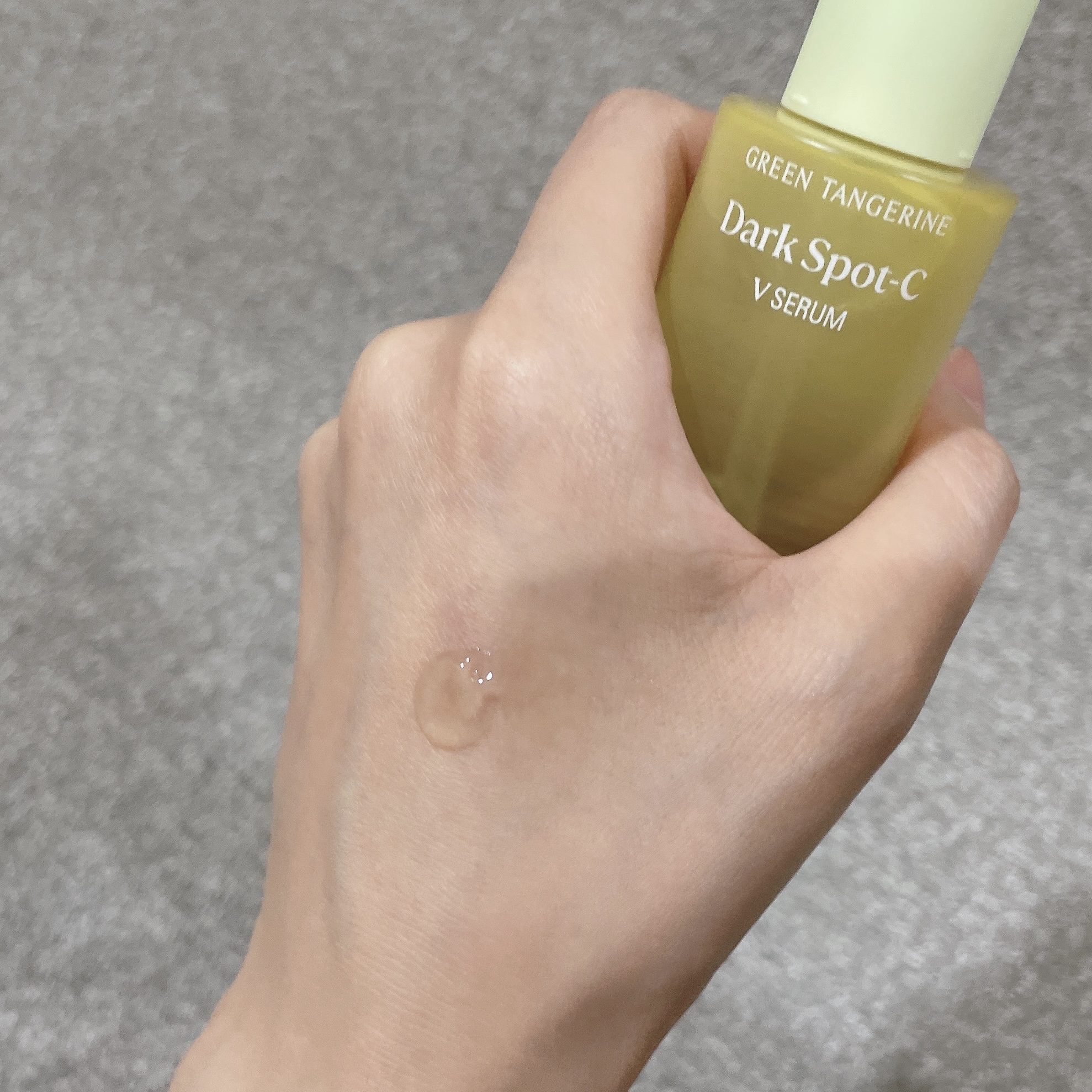 グリーンタンジェリン ビタC ダークスポットケアセラム/goodal/美容液を使ったクチコミ（3枚目）
