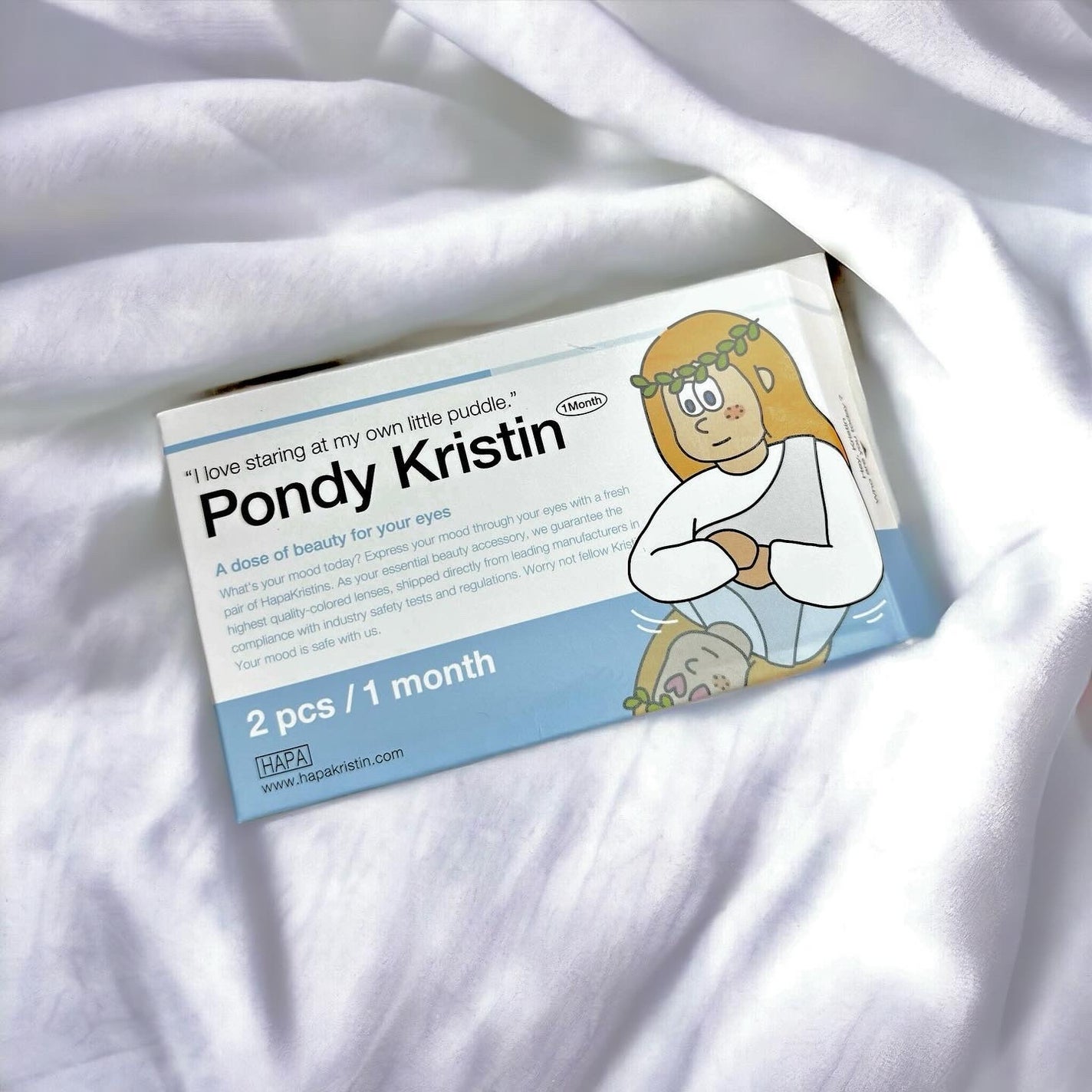 Pondy Kristin/Hapa kristin/1ヶ月(1MONTH)カラコンを使ったクチコミ(5枚目)