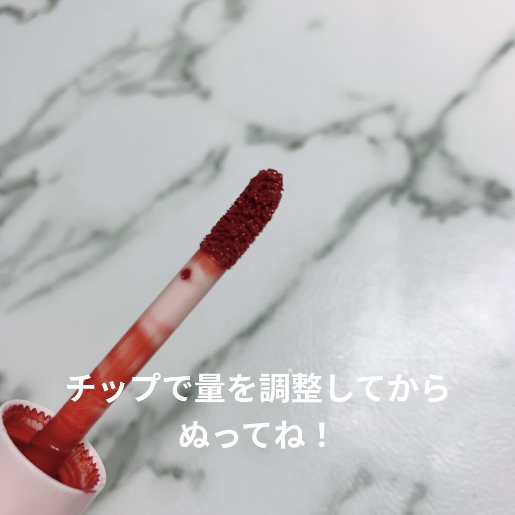 ムース キャンディー ティント/the SAEM/リップティントを使ったクチコミ（2枚目）