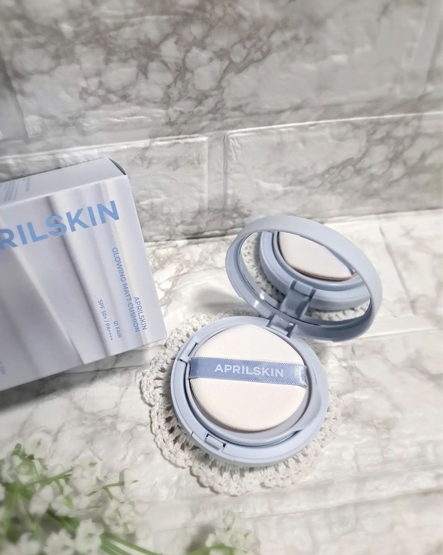 グロー マットクッション/APRILSKIN/クッションファンデーションを使ったクチコミ(3枚目)