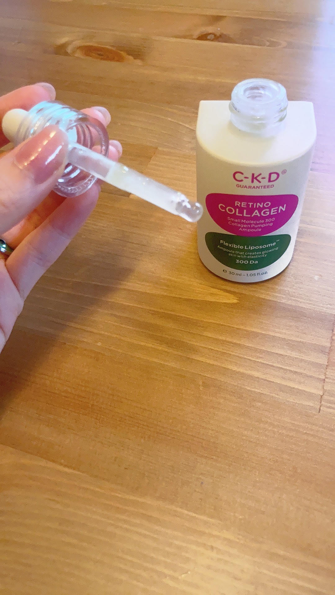 レチノコラーゲン低分子300パンピングアンプル/CKD/美容液を使ったクチコミ（2枚目）