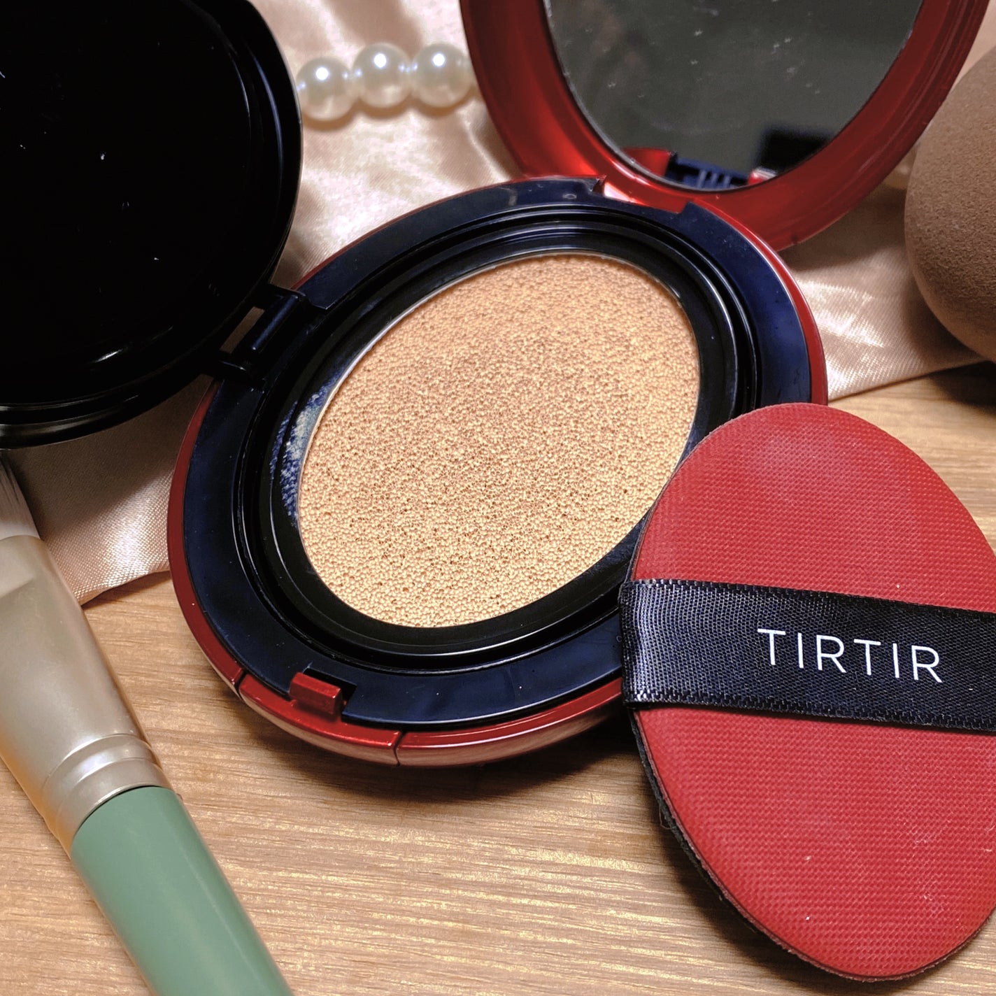 マスク フィット レッド クッション/TIRTIR(ティルティル)/クッションファンデーションを使ったクチコミ(1枚目)