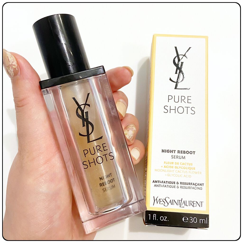 ピュアショット ナイト リチャージセラム/YVES SAINT LAURENT BEAUTE/美容液を使ったクチコミ（1枚目）