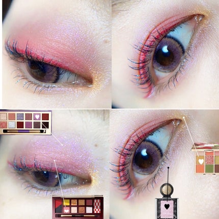 長相思シリーズ 9色アイシャドウパレット/CATKIN/アイシャドウパレットを使ったクチコミ(3枚目)