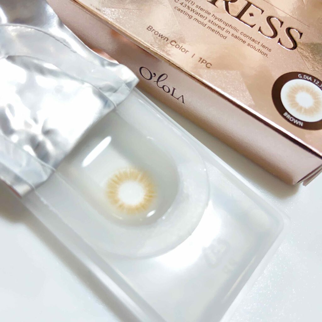 エアリス(Heiress)/OLOLA/カラーコンタクトレンズを使ったクチコミ(3枚目)