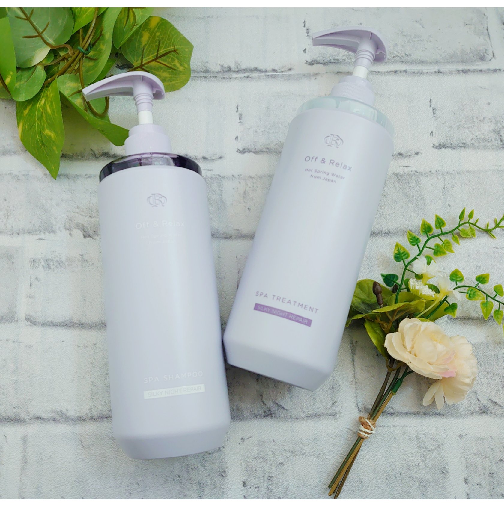 ＯＲ スパ・シャンプー／ヘアトリートメント シルキーナイトリペア/Off&Relax/市販シャンプーを使ったクチコミ（2枚目）