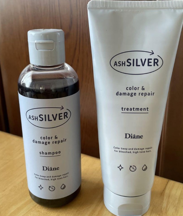 カラーシャンプー＆トリートメント トリートメント アッシュシルバー/ダイアン/市販シャンプーを使ったクチコミ（1枚目）