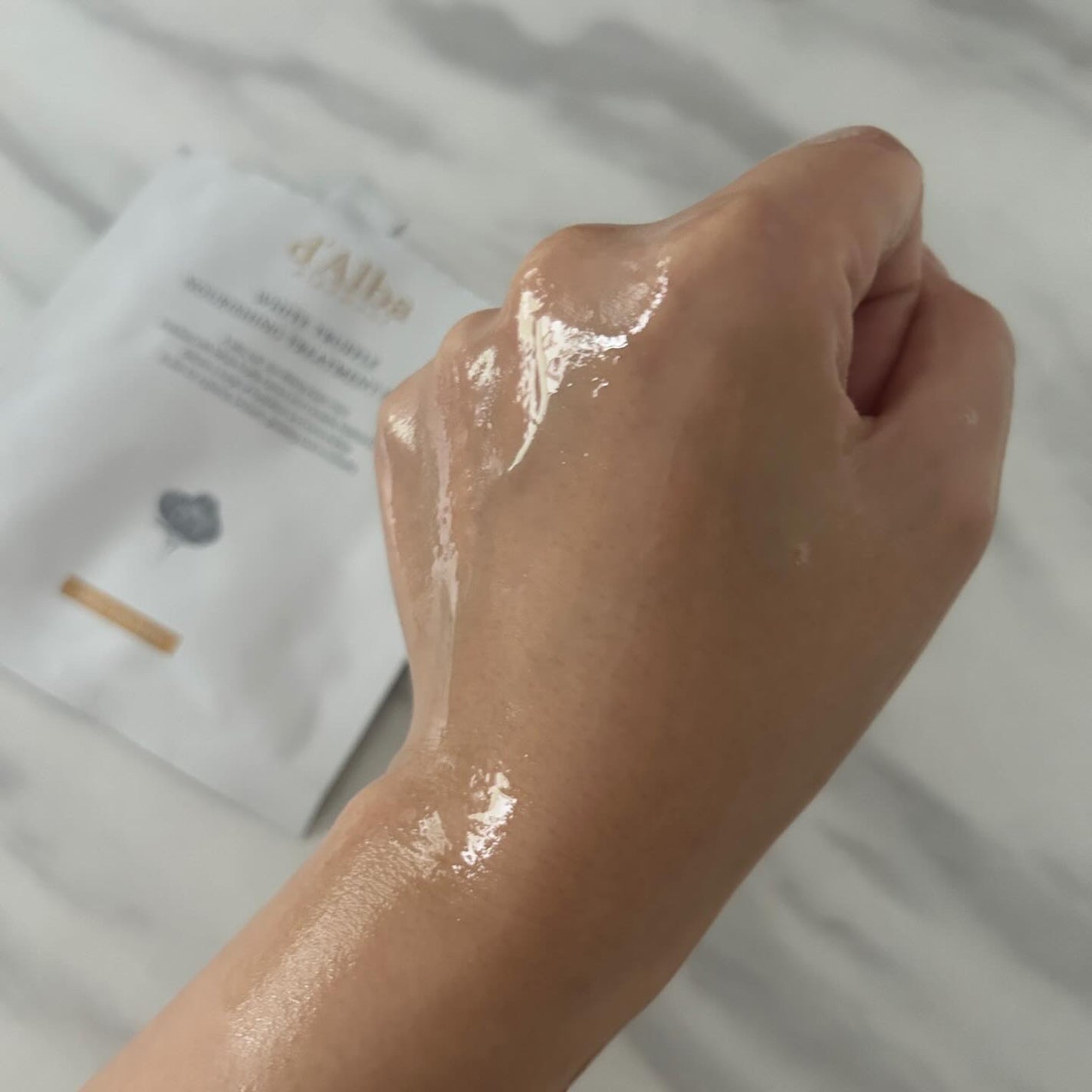 ホワイトトリュフナリシングトリートメントマスク/ダルバ/シートマスク・パックを使ったクチコミ(6枚目)